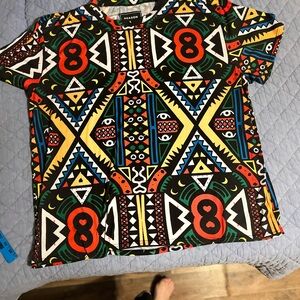 Vintage Reason Multicolor Graphic Tee‎